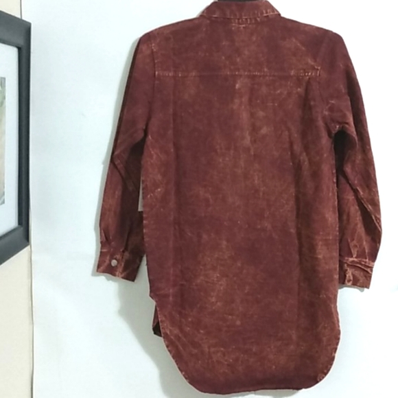 THRILL JEANS RIPPED COLLECTION DENIM JACKET / TOP/ SHIRT SZ MED - Picture 7 of 12